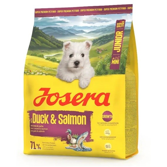 Fodder Josera Mini Junior Salmon Duck 3 Kg