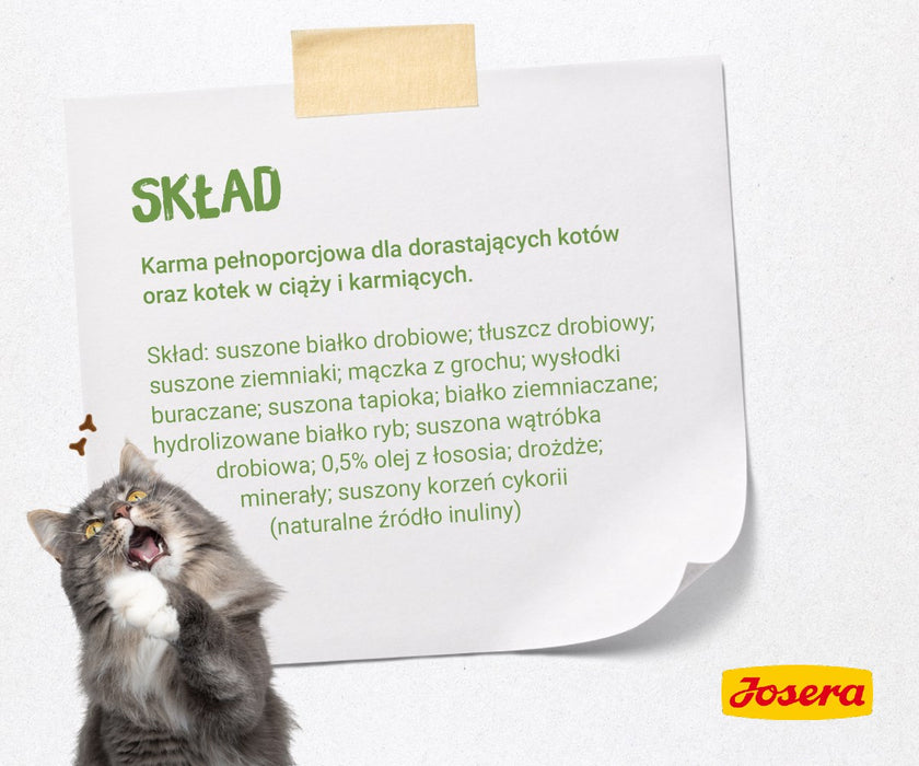 Josera 4032254755012 cats dry food 400 g Kitten Poultry
