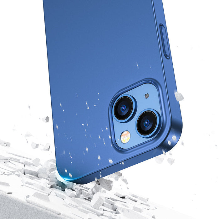 Joyroom 360 Full Case front and back cover for iPhone 13 + tempered glass screen protector blue (JR-BP927 blue) - Cell