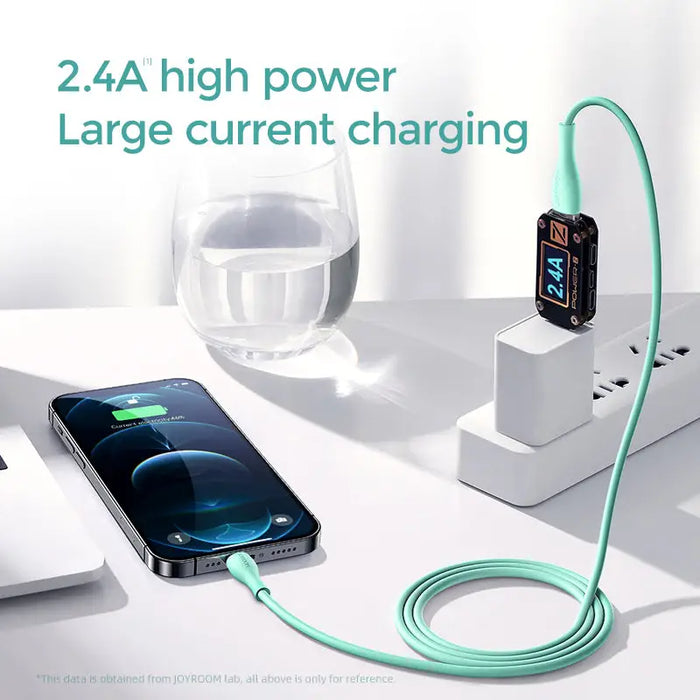Joyroom Bowling Data Cable S-2030M8 USB-A / Lightning 3A 2m - green - Cell phone cables<<<HurtelXML