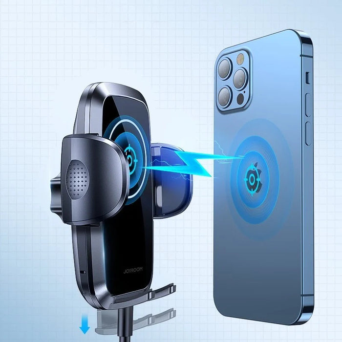 Joyroom car air vent holder Qi wireless charger 15W black (JR-ZS241) - Cell phone holders<<<HurtelXML