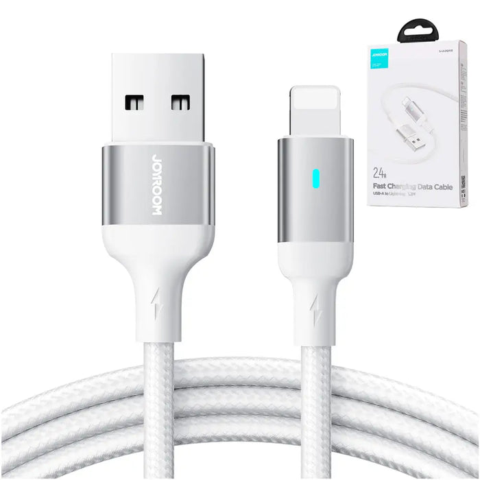 Joyroom Extraordinary Series A10 USB-A / Lightning 2.4A cable 1.2 m - white - Cell phone cables<<<HurtelXML