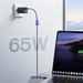 Joyroom fast GaN charger 65W USB-A 2x USB-C black + USB-C - USB-C cable 100W 1.2m (TCG01) - Cell phone USB