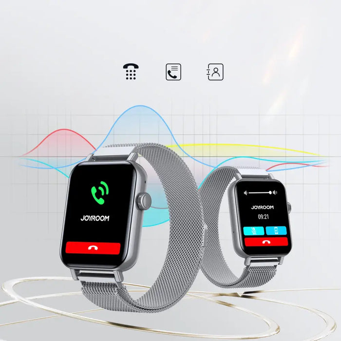 Joyroom Fit-Life JR-FT5 smartwatch with call answering function / IP68 protection - silver - Smart watch