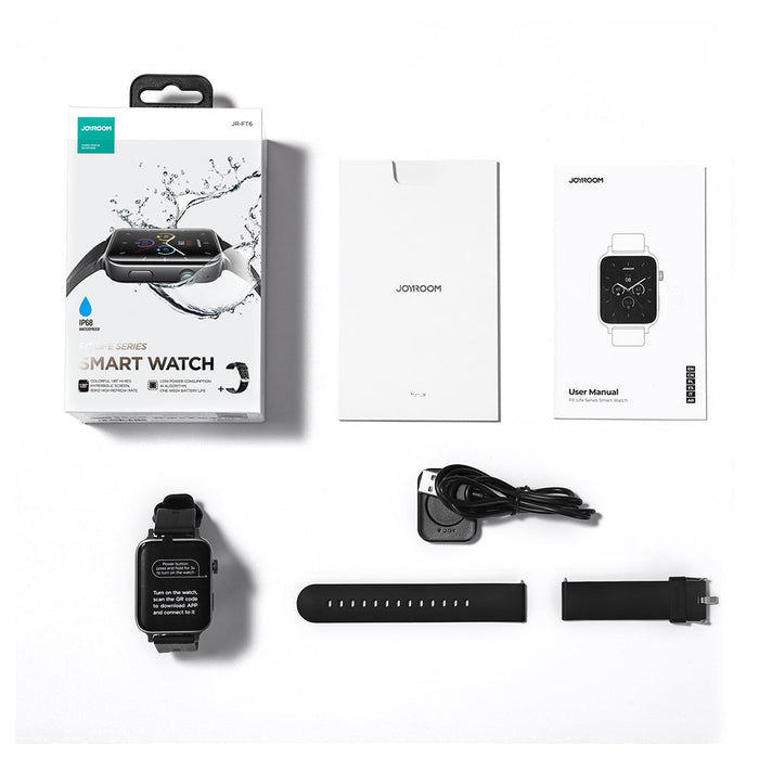 Joyroom Fit-Life JR-FT6 smartwatch with call answering function / IP68 protection - black - Smart watch