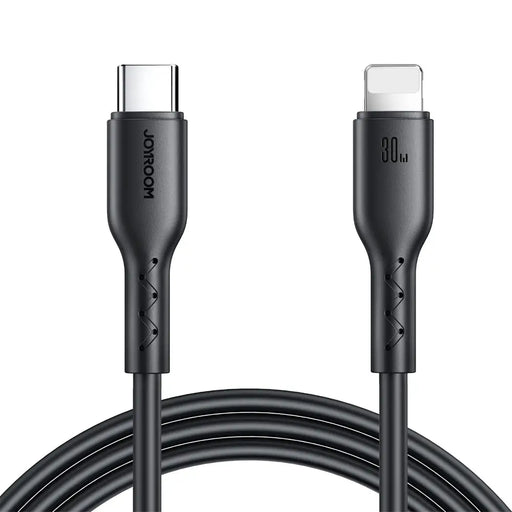 Joyroom Flash-Charge Series SA26-CL3 USB-C / Lightning cable 30W 1m - black - Cell phone cables<<<HurtelXML&&&Type-C
