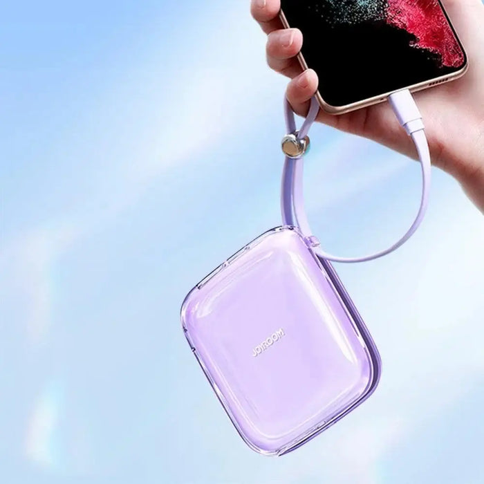 Joyroom JR-L005 10000mAh Lightning USB-A Power Bank - Purple - Powerbanks<<<HurtelXML