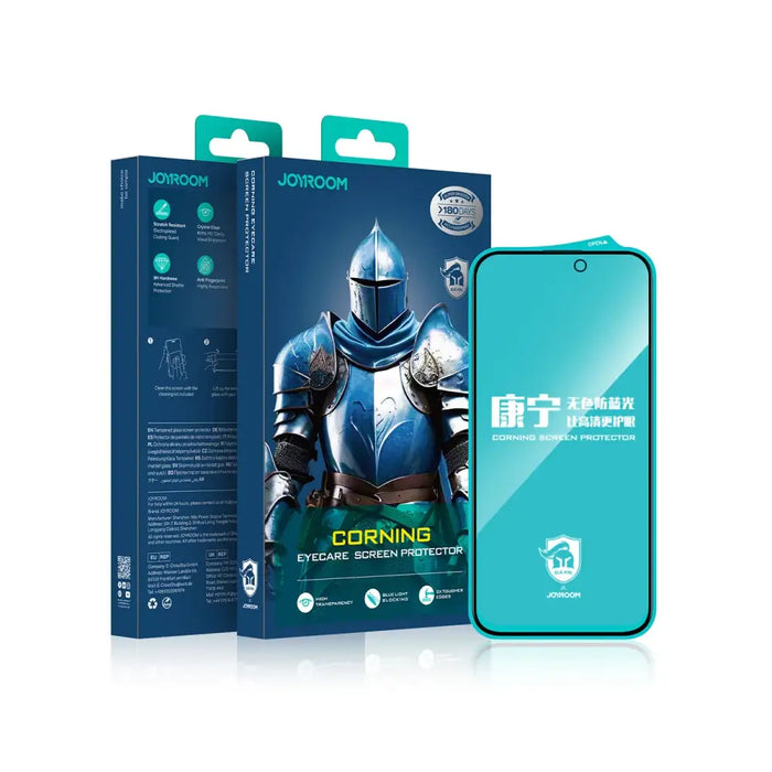 Joyroom JR-MKN0312 Corning Eyecare Tempered Glass for iPhone 16 Pro - Cell phone tempered glass<<<HurtelXML