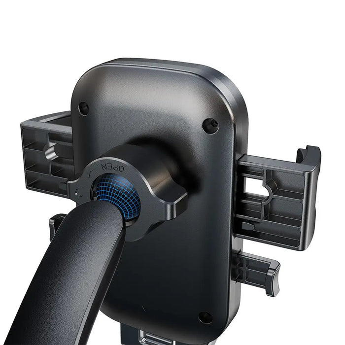 Joyroom JR-OK6 clamp phone holder for glass - black - Cell phone USB charger<<<HurtelXML
