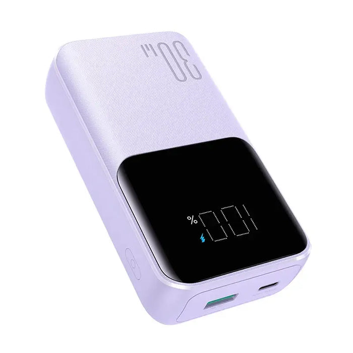 Joyroom JR-PBC06 mini power bank with built-in USB-C / Lightning cables 30W 10000mAh - purple - Powerbanks<<<HurtelXML