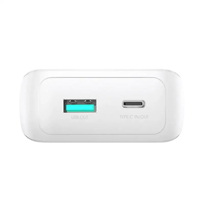 Joyroom JR-PBC07 20000mAh 30W mini power bank with USB-C and Lightning cables - white - Power