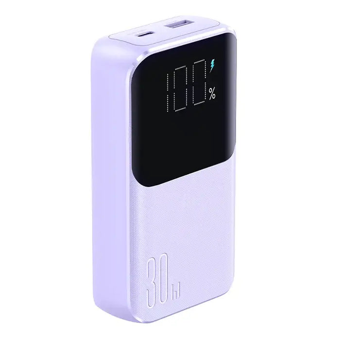 Joyroom JR-PBC07 20000mAh 30W mini power bank with USB-C and Lightning cables - purple - Powerbanks<<<HurtelXML