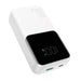 Joyroom JR-PBC07 20000mAh 30W mini power bank with USB-C and Lightning cables - white - Power