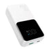 Joyroom JR-PBC07 20000mAh 30W mini power bank with USB-C and Lightning cables - white - Power