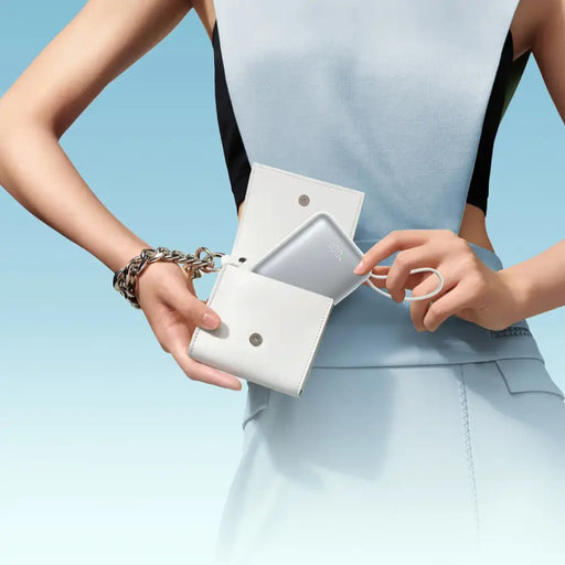 Joyroom JR-PBF27 10000mAh 22.5W Powerbank with Built-in USB-C and Lightning Cables - White - Powerbanks<<<HurtelXML