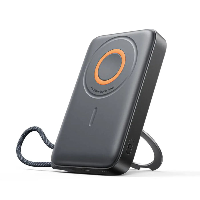 Joyroom JR-PBM02 Powerbank 22.5W 10000mAh 3in1 Magnetic Inductive Compatible with MagSafe with Built-in Cable - Black