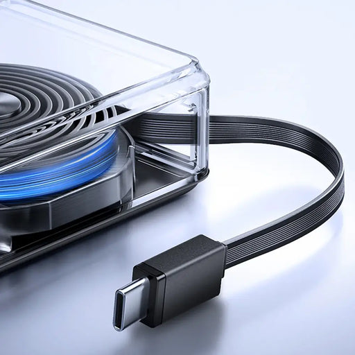 Joyroom JR-PR1 10000mAh 22.5W Powerbank with Built-in Retractable USB-C Cable - Black - Powerbanks<<<HurtelXML