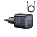 Joyroom JR-TCF02 USB-C PD 20W wall charger + USB-C cable - black - Travel