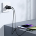 Joyroom JR-TCF08EU Speed Series 30W PD/QC/AFC/FCP fast wall charger - black - Cell phone USB charger<<<HurtelXML