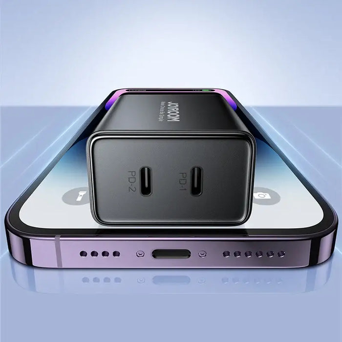 Joyroom JR-TCF09 fast charger 2x USB-C 40W - black - Cell phone USB charger<<<HurtelXML