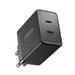 Joyroom JR-TCF09 fast charger 2x USB-C 40W - black - Cell phone USB charger<<<HurtelXML