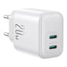 Joyroom JR-TCF12 Dual-Port (2C) 20W Power Charger (white) - mains chargers<<<Chargers<<<GSM