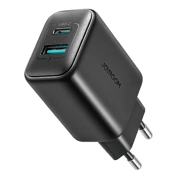 Joyroom JR-TCF13 Dual-Port (A + C) 25W Power Charger (black) - mains chargers<<<Chargers<<<GSM
