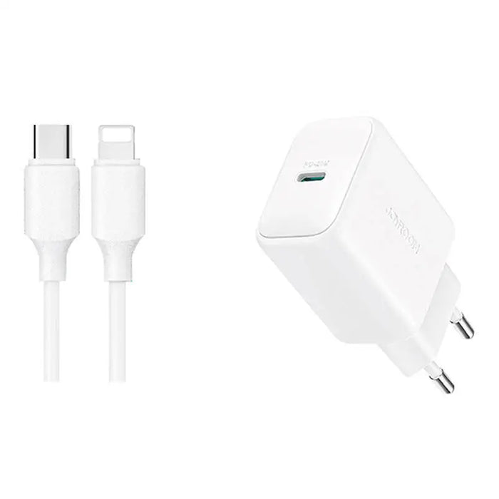 Joyroom JR-TCF20 network charger with C-Lightning 20W 1m cable (white) - mains chargers<<<Chargers<<<GSM