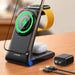 Joyroom JR-W15 Wireless Charger 3 in 1 Charging Station with MagSafe - Black - Cell phone USB charger<<<HurtelXML