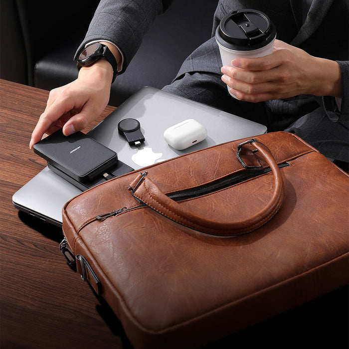 Joyroom JR-WQS02 iPhone AirPods Apple Watch 4in1 charging station foldable - black - Cell phone USB