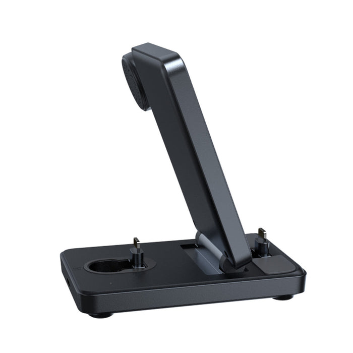 Joyroom JR-WQS02 iPhone AirPods Apple Watch 4in1 charging station foldable - black - Cell phone USB