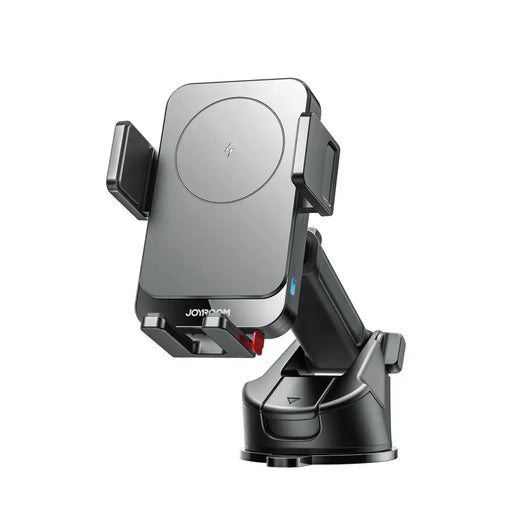 Joyroom JR-ZS241S car mount with inductive charger for dashboard - black - Uchwyty samochodowe z ładowarką Qi
