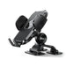 Joyroom JR-ZS259 clamp car holder with three adjustable legs - black - Uchwyty samochodowe z ładowarką Qi