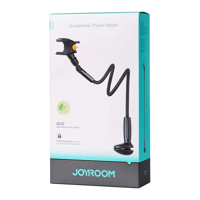 Joyroom JR-ZS389 holder with flexible arm for a desk phone - black - Cell phone holders<<<HurtelXML