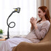 Joyroom JR-ZS389 holder with flexible arm for a desk phone - black - Cell phone holders<<<HurtelXML