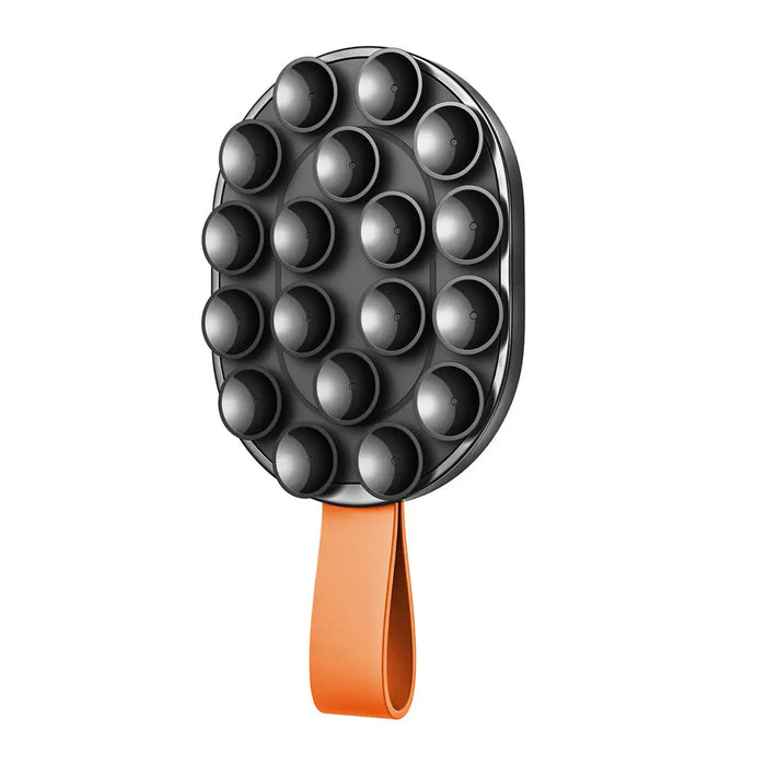 Joyroom JR-ZS393-S magnetic holder with suction cups for 4.7-7’’ phone - black and orange - Cell phone