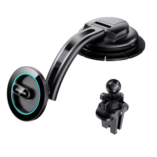 Joyroom magnetic car phone holder for cockpit dashboard black (JR-ZS366) - Cell phone holders<<<HurtelXML