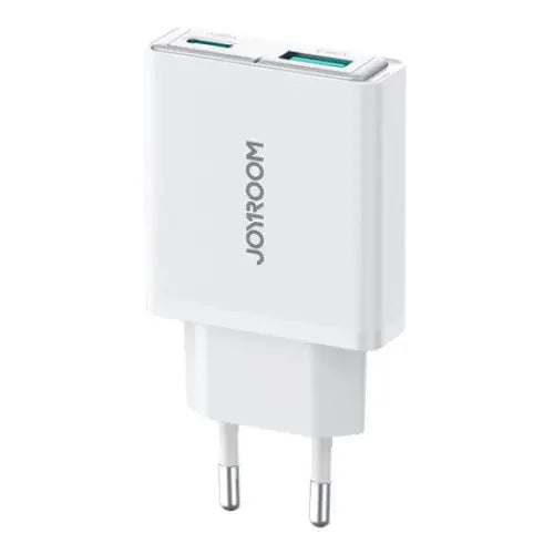 Joyroom mains charger JR-TCF14 (A + C) Super Slim 20W (white) - mains chargers<<<Chargers<<<GSM