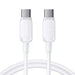 Joyroom Multi-Color Series A14 USB-C / USB-C 100W Cable 1.2m - White - Lightning