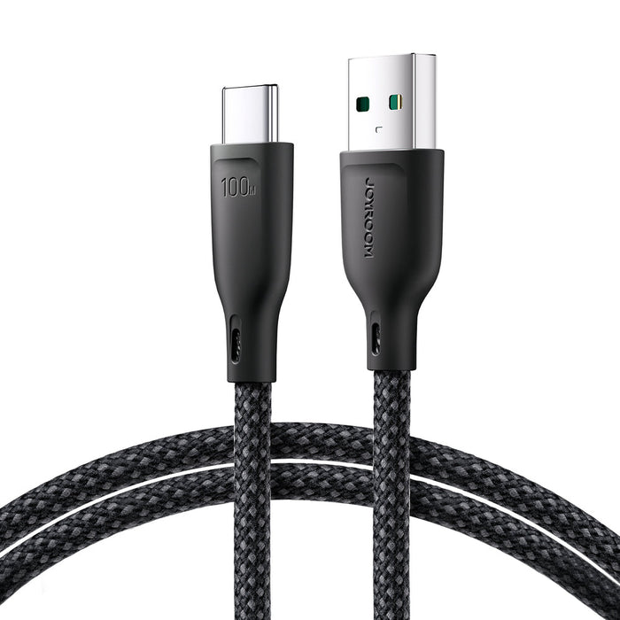 Joyroom Multi-Color Series S-A34 USB-A / USB-C cable 100W 1m - black - Cell phone cables<<<HurtelXML&&&Type-C