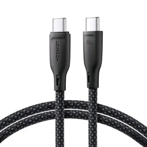 Joyroom Multi-Color Series S-A34 USB-C / USB-C PD 60W cable 1m - black - Type-C