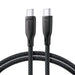 Joyroom Multi-Color Series S-A34 USB-C / USB-C PD 60W cable 1m - black - Type-C