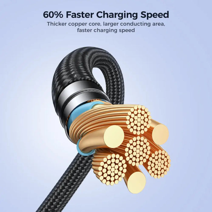 Joyroom Pioneer Series SA31-CC5 USB-C / USB-C 240W Cable 1.2m - Black - Cell phone cables<<<HurtelXML