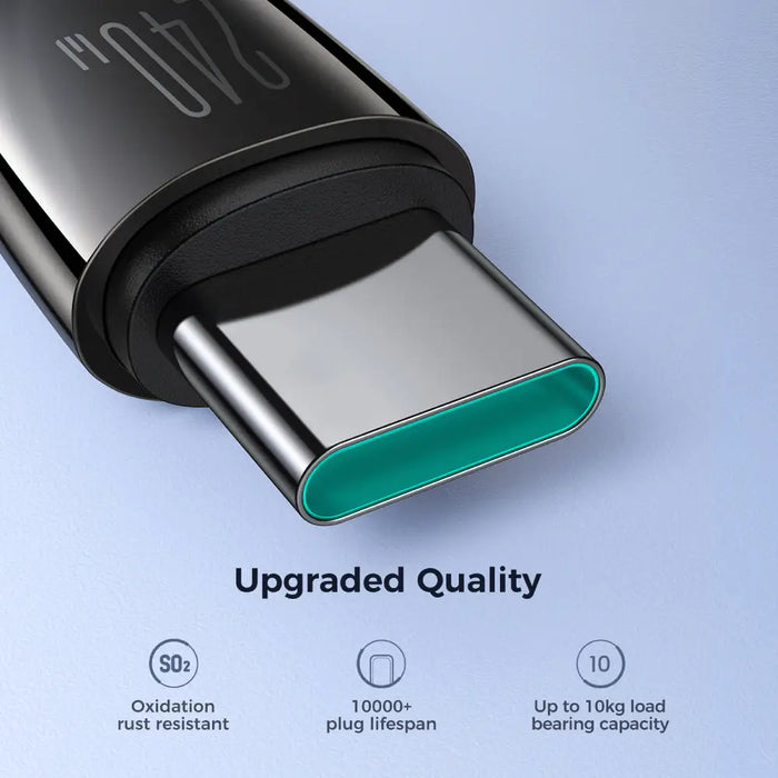 Joyroom Pioneer Series SA31-CC5 USB-C / USB-C 240W Cable 1.2m - Black - Cell phone cables<<<HurtelXML