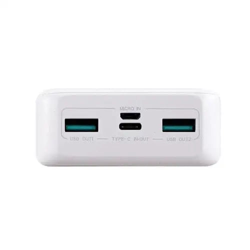 Joyroom Power Bank Dazzling Series with Digital Display C + U + U PD 22.5W 20000 mAh with Micro-USB input White