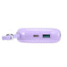 Joyroom Power Bank Jelly Series C + U PD 22.5W 10000 mAh with built-in Type-C cable PD18W Purple (JR-L002) - Wireless