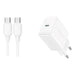 Joyroom power charger JR-TCF20 with C-C cable 20W 1m (white) - mains chargers<<<Chargers<<<GSM