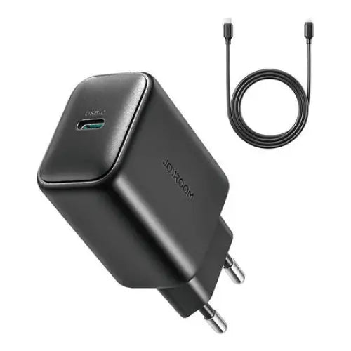 Joyroom power charger JR-TCF23 with C-C cable 25W 1m (black) - mains chargers<<<Chargers<<<GSM