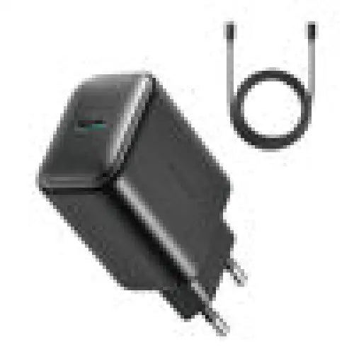 Joyroom power charger JR-TCF23 with C-C cable 25W 1m (black) - mains chargers<<<Chargers<<<GSM