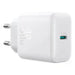Joyroom power charger JR-TCF24 with C-C cable 30W 1m (white) - mains chargers<<<Chargers<<<GSM
